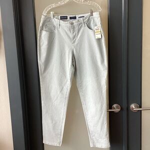 Striped Ankle Pants 14 NWT